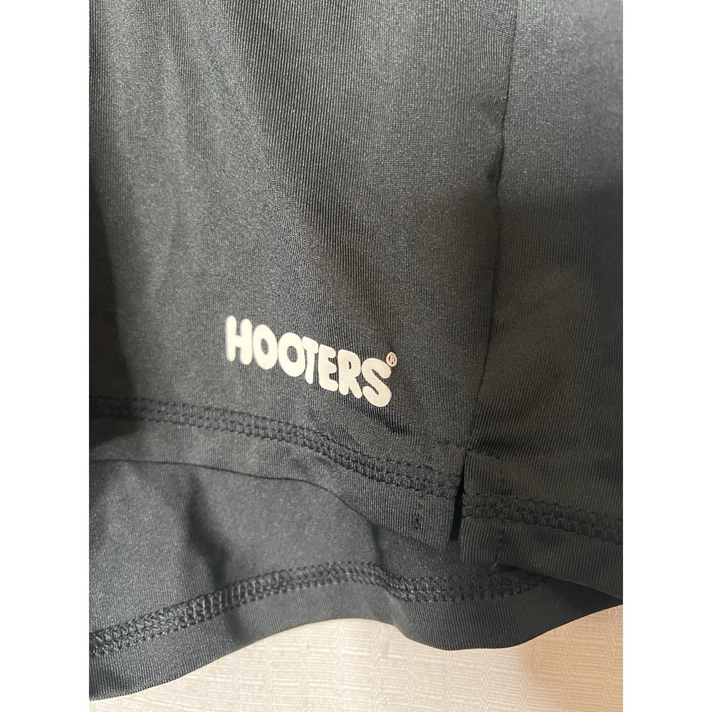 Hooters Women’s Elastic Waist Uniform Shorts Black Size Small Polyester Cosplay - Picture 3 of 5
